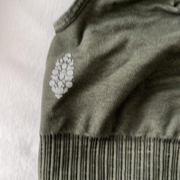 Free People / FP Movement Good Karma Square Neck Bra - Green - XS/S - Picture 3 of 4